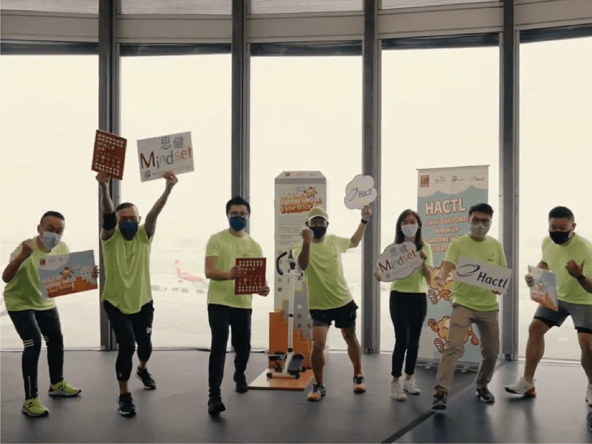 Hactl team participated in the annual "Walk up Jardine House" event to help raise funds for Jardine Matheson’s registered charity MINDSET