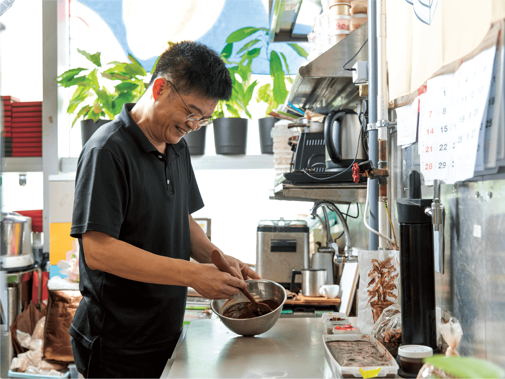 Hactl prepared handcrafted chocolates in collaboration with social enterprise Hello Cocoa